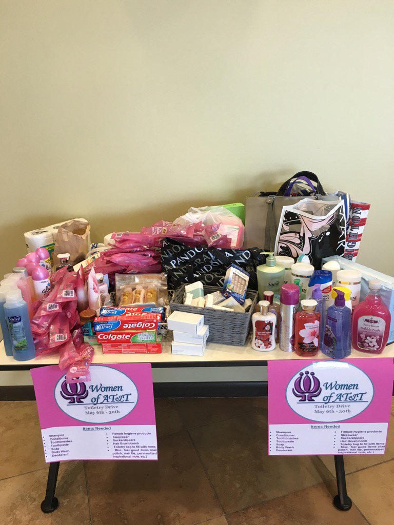 slavy98's tweet photo. Donations for the battered woman's shelter collected by Davenport's WOA https://t.co/fEBsftKvvj