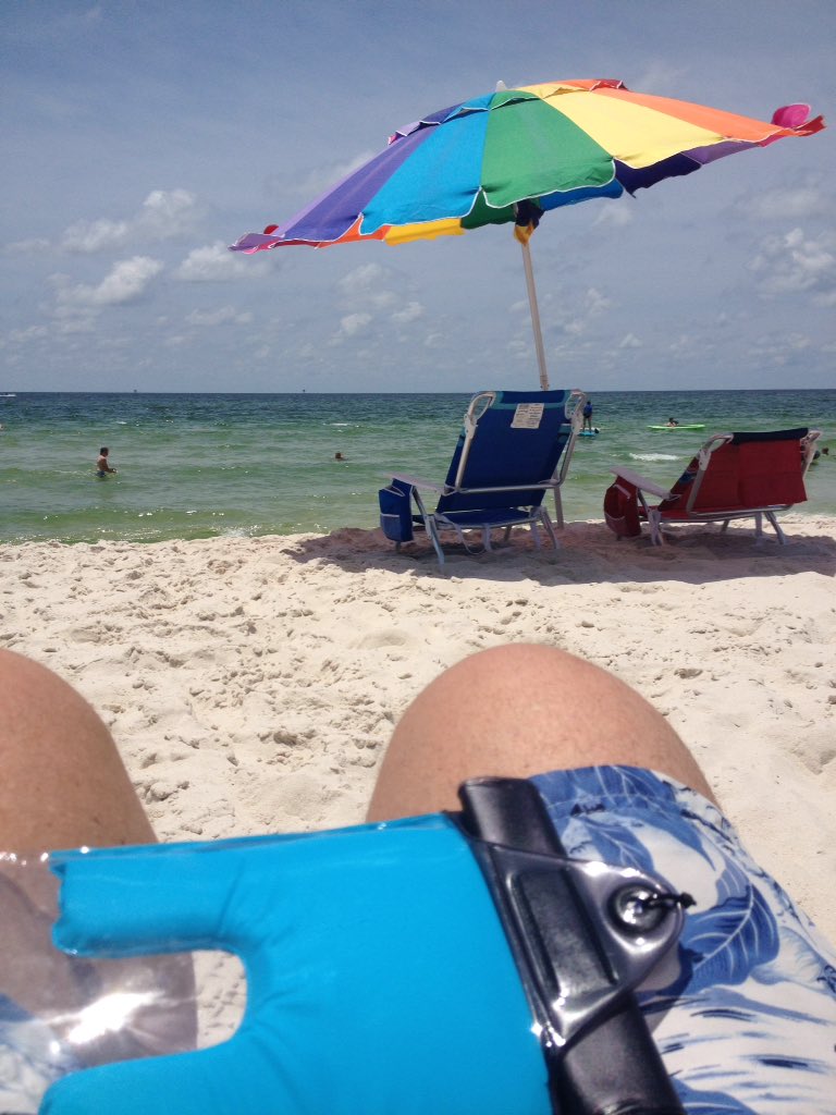 JohnKFinley's tweet photo. Teaching from the beach is a great part of teaching online https://t.co/OmMYchq176