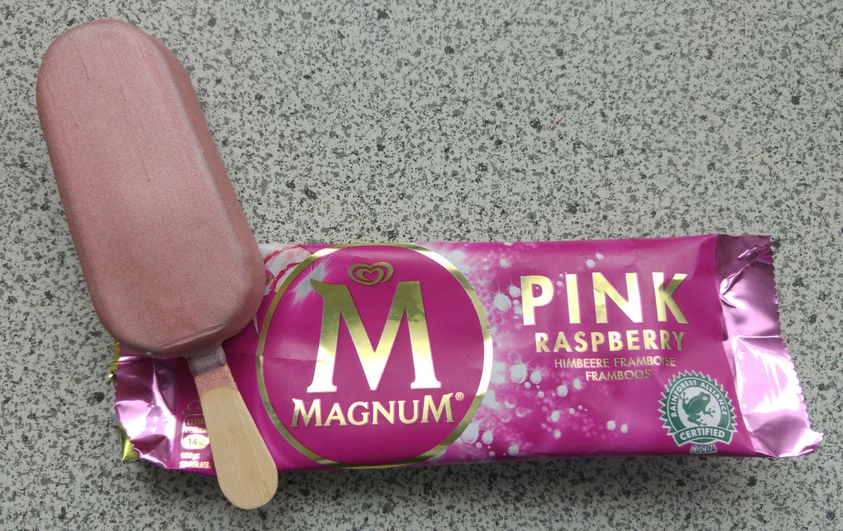 GeDmg's tweet photo. @MagnumBE #Magnum #pinkraspberry #delicious #Iloveit https://t.co/qrjQP7nsUD