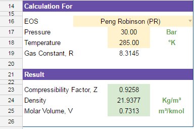 CheCalc's tweet photo. Google Sheet added to solve equation of state like PR, SRK, RK  to calculate Z value at https://t.co/xMeRUrL5yA https://t.co/fwYjkIBAh6