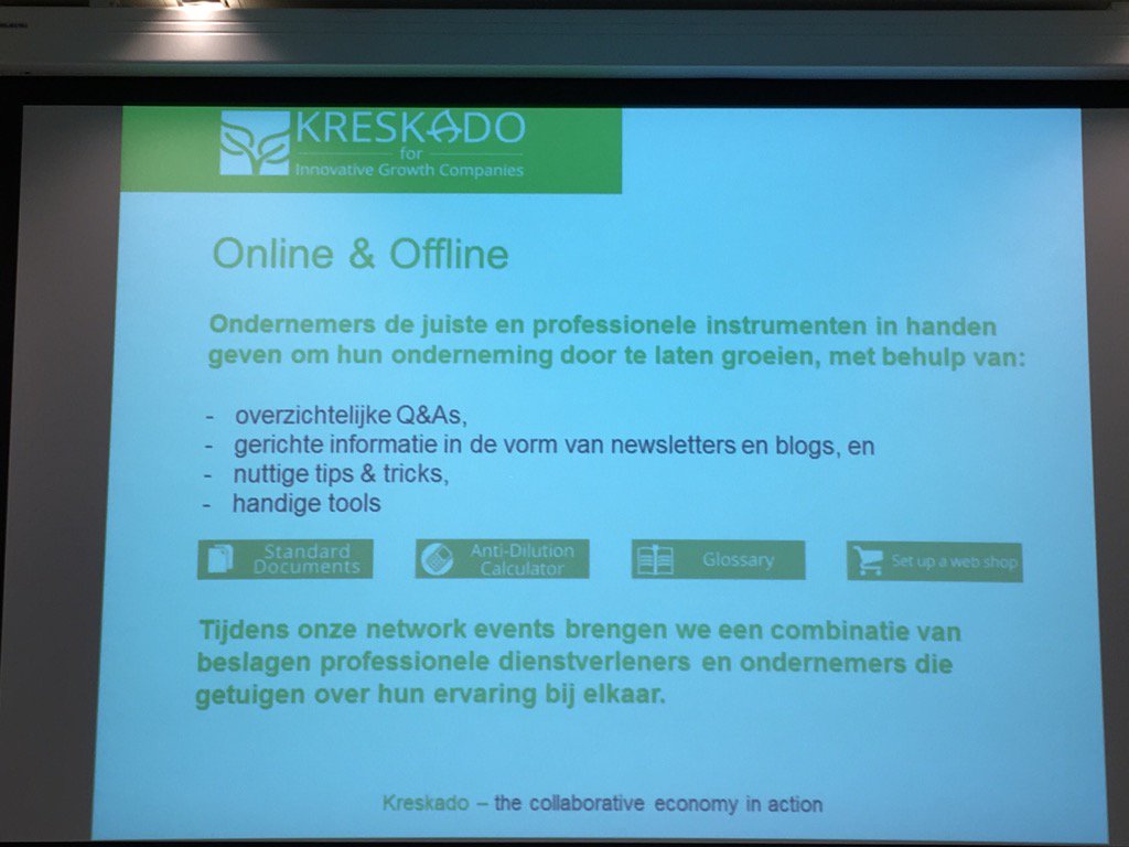 maximecolle1's tweet photo. #kreskado is een on &amp; offline platform voor scale ups en start ups @NautaDutilh @EntrustIT @aterniobelgium https://t.co/OUKQA2qtVD