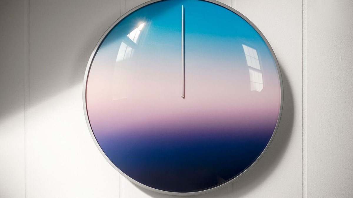 This Clock Is Infinitely More Chill Than a Regular Wall Clock wikire.co/ei3MIA #Curbed