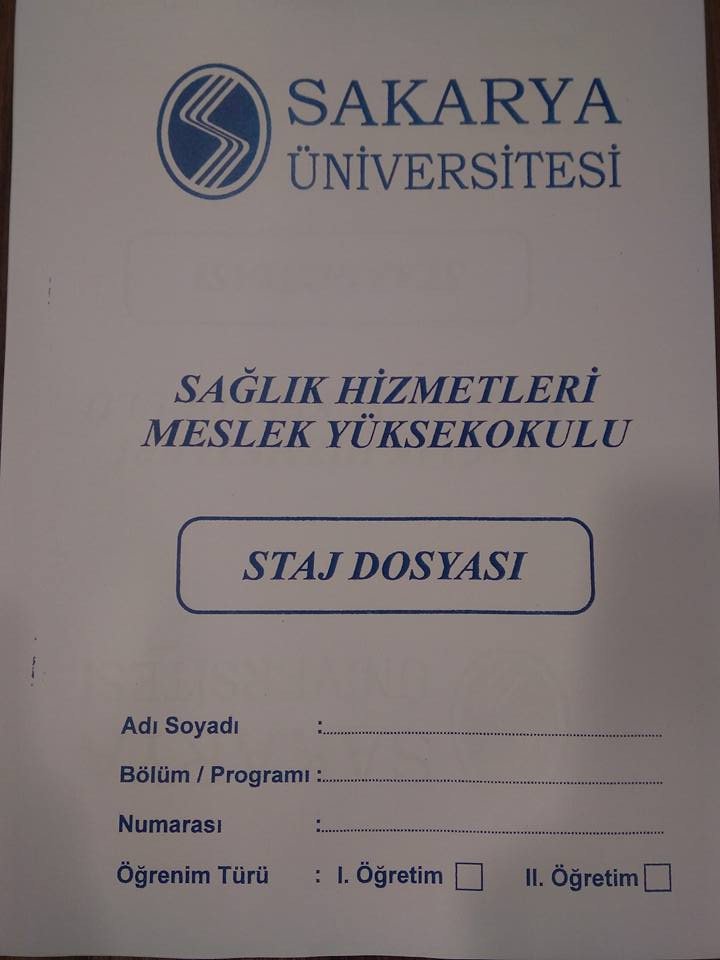 Staj defteri kırtasiye