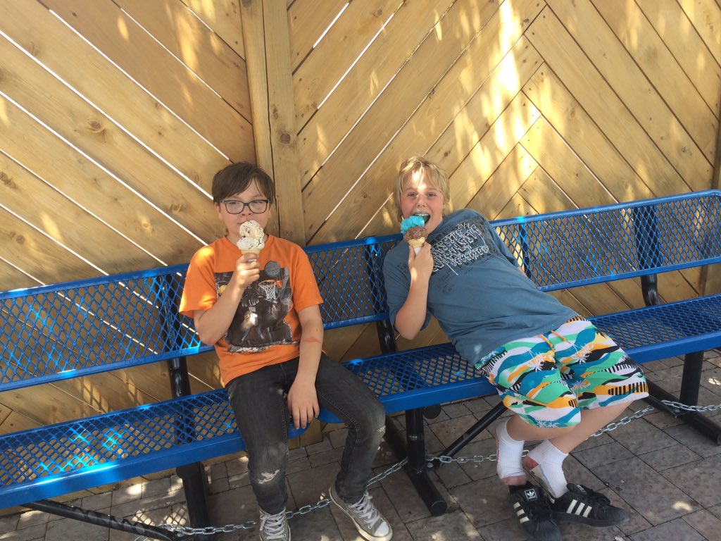BPS151's tweet photo. Celebrating success 🎉 at the Kawartha Dairy 🍦@BobcaygeonPS https://t.co/ZwuQeC4OqZ