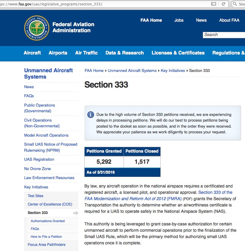 backdoorviews's tweet photo. #drone exemption #section333  @TheDroneGuy I filed 9 weeks ago-no word yet do you know the average time for a reply? https://t.co/nFutdPpkmY