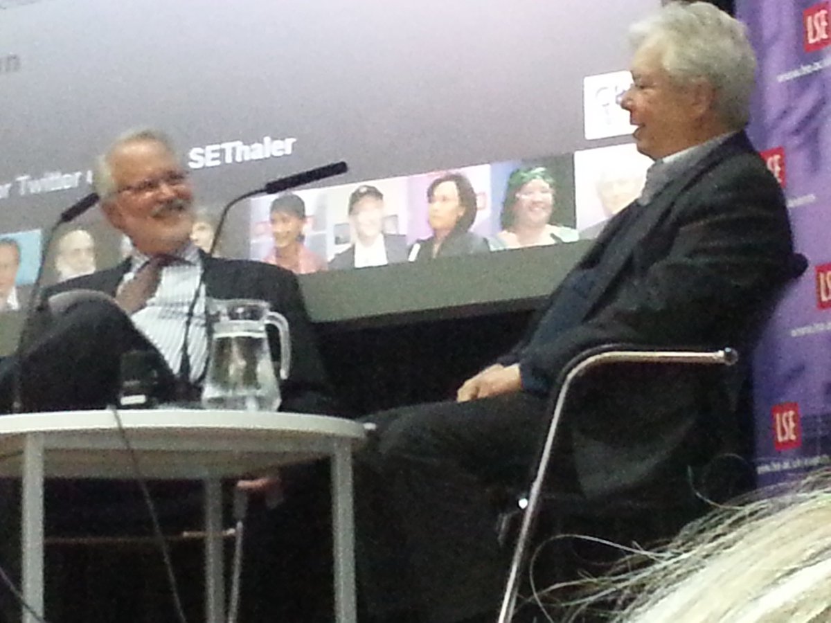 Economics: Be more like engineering; less like physics. #LSEThaler https://t.co/acENEjb3S2