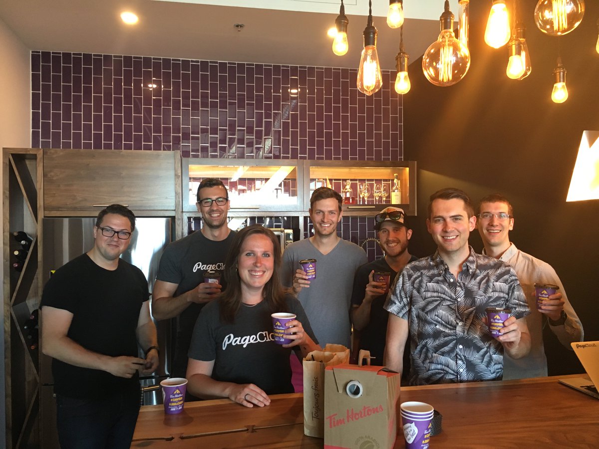 Coffee for a cause! Celebrating <a href="/TimHortons/">Tim Hortons</a> #CampDay - Thanks for the delivery, <a href="/klipfolio/">Klipfolio</a>.