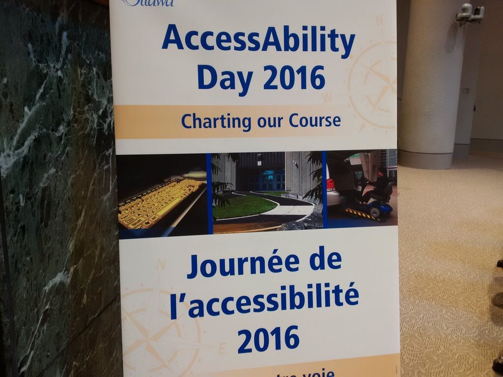 adamlebel's tweet photo. Had the pleasure of participating in #AccessAbilityDay2016 @ottawacity https://t.co/mZt5BcPFFq