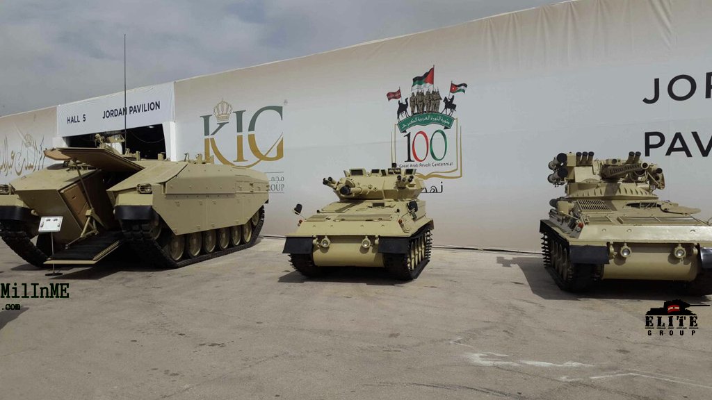 jpereztriana's tweet photo. Jordanian upgrade package for the Scorpion vehicle with Ukrainian Kastet weapon system turret #sofex2016 https://t.co/X87Nl31bGy