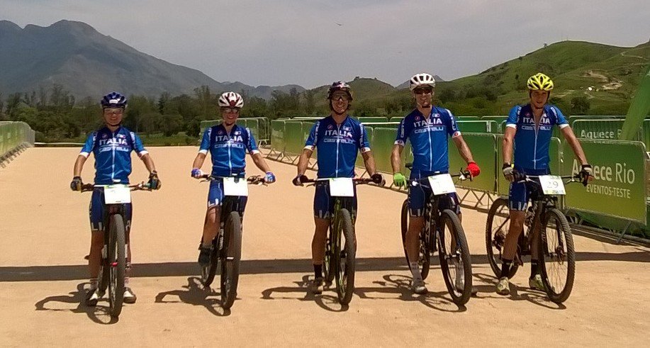 bicitv's tweet photo. @fontanaprorider, #Braidot, @AndreaTiberi e @bikereva gli #azzurri per la prova XCO #Rio2016
https://t.co/Qg8aUsusvd https://t.co/yZUjd1i6BP