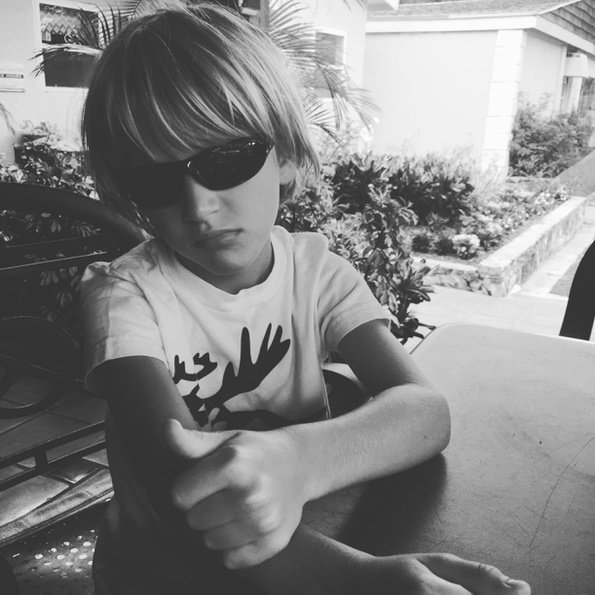 mrsalict's tweet image. It's all about the pout!!! #bahamas #myboy❤️