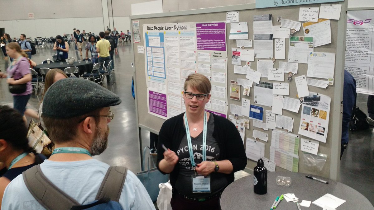 maestrofjp's tweet image. @roxLjohnson at #pycon2016