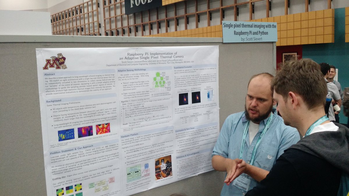 maestrofjp's tweet image. Scott describing the details of his poster at #pycon2016 Go @PyMNtos and Minnesota!