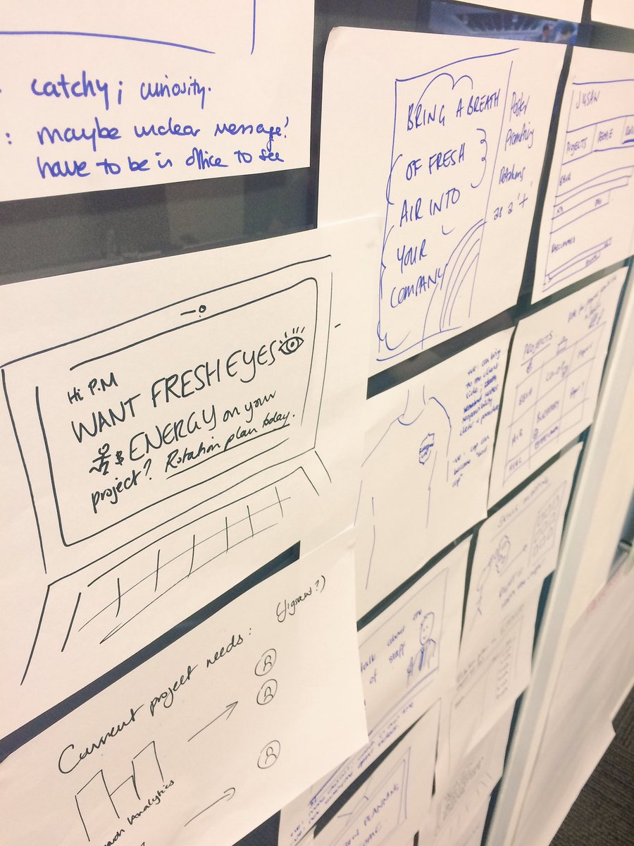 hannahcfk's tweet photo. #TWServiceJam is underway! Ideas are flowing now to transform staffing... #ServiceDesignDay https://t.co/N6QpUsjhS9