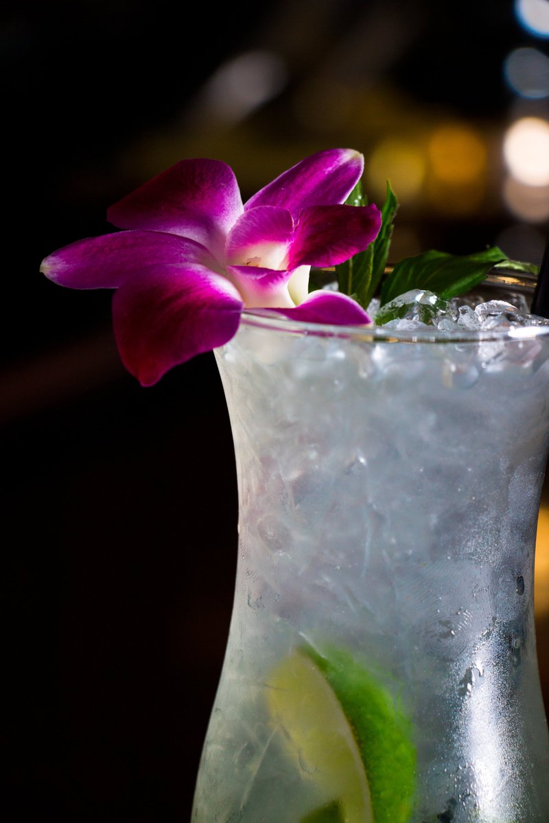 New Cocktails! Try Our #Mojito Rosa - Fresh Lime, White Rum, Rose Water &amp; Rum - $10! #HappyHour #Pittsburgh