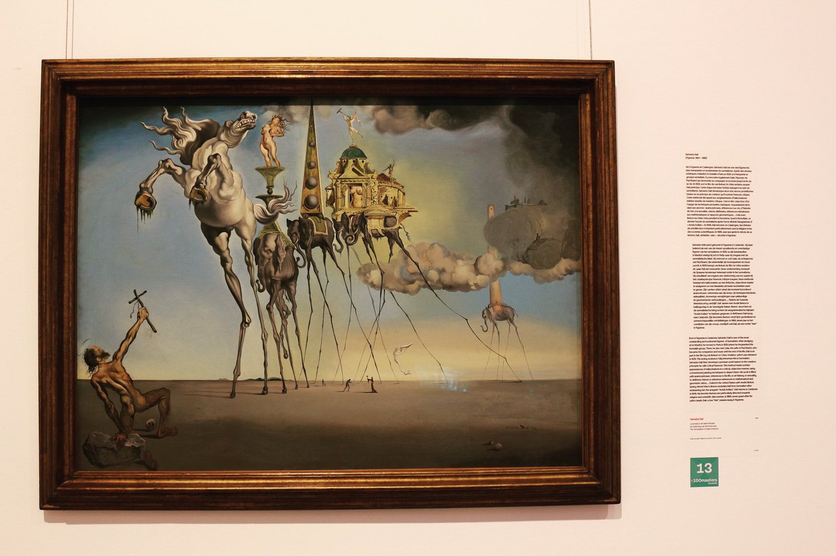 AlloraClara's tweet photo. #100masters #dali @FineArtsBelgium https://t.co/6pyS6YJVl8