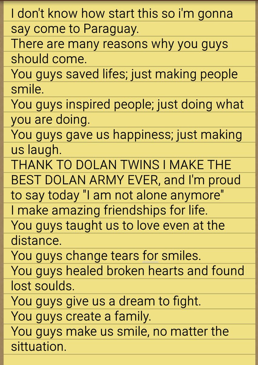 DolanTwinsPy's tweet image. Why Dolan twins should come to Paraguay? 🇵🇾💗 @EthanDolan @GraysonDolan  #DolanTwinsComeToParaguay
