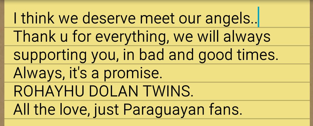 DolanTwinsPy's tweet image. Why Dolan twins should come to Paraguay? 🇵🇾💗 @EthanDolan @GraysonDolan  #DolanTwinsComeToParaguay