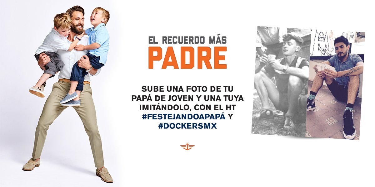 revistamoi's tweet image. Regálale a tu papá un makeover de @DockersMx. Descubre cómo: goo.gl/BnWbZ0 #FestejandoaPapá #DockersMX