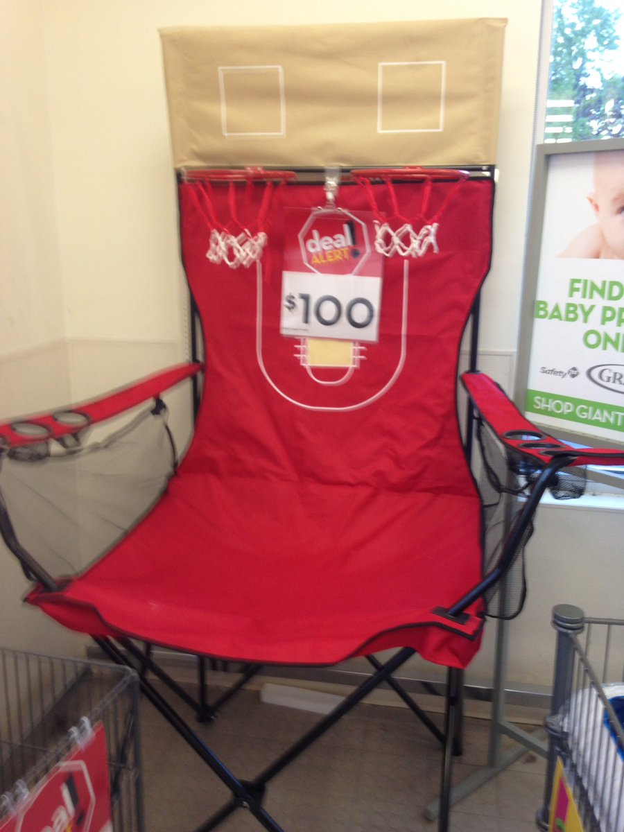 GTPortHope's tweet image. How about this chair a great fun holds 6 beers and you can shoot basket balls then try it after the six beers