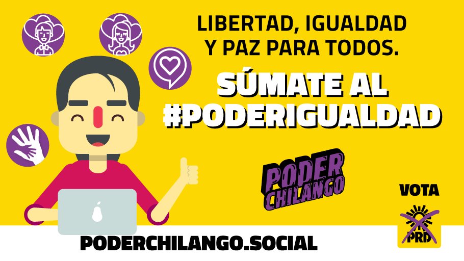 PoderIgualdad's tweet image. Apoya el #Poderigualdad entra a poderchilango.social y defiende tus derechos #VotaPRD