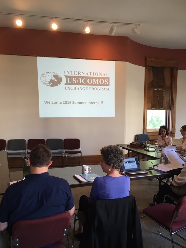 JennaDublin's tweet photo. Honored for US/ICOMOS International Exchange to New Delhi! Kicking off the DC orientation #2016IEP #usicomos https://t.co/N8GcnRmuto