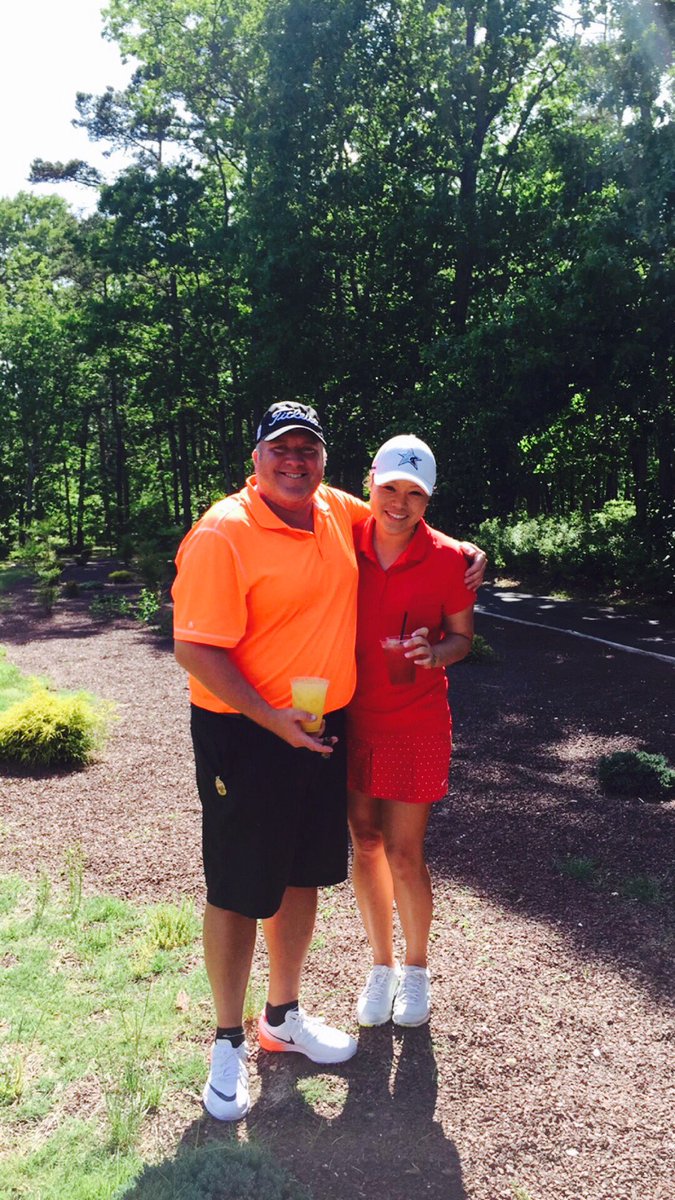 When you live in the same city have to come all the way to Atlantic City to play together! 😜😂 <a href="/blanggolf/">Brittany Lang</a> <a href="/kspann25/">Kevin Spann</a>