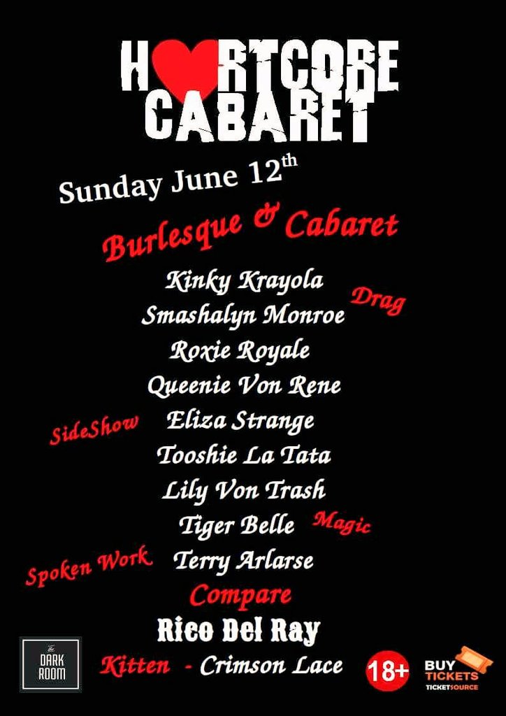 PrestonBurly's tweet photo. Look at the #Lineup @HartcoreCabaret  award winning Performers for you @burlesquehour #Hartcore #Cabaret #Burlesque https://t.co/EgkJpVFr6P