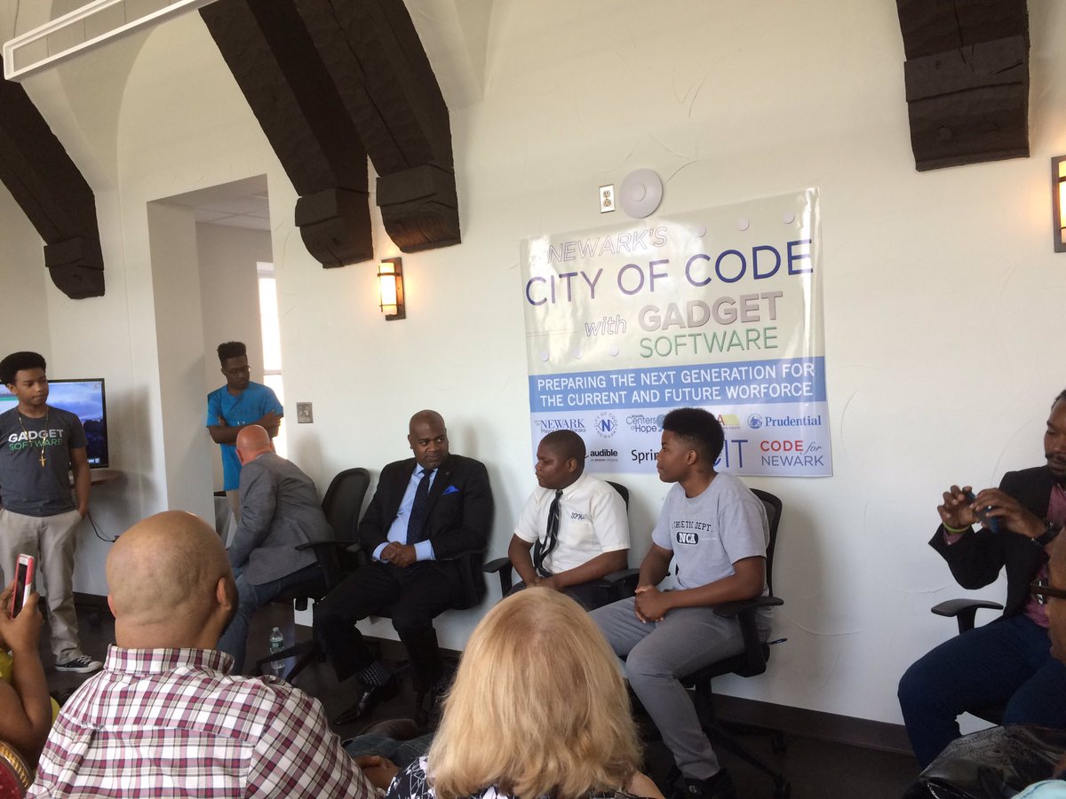 investnewark's tweet image. Honored to hear first hand abt the @CityofNewarkNJ's City of Code initiatives. Kudos 2 @GadgetSoftware 4 supporting!