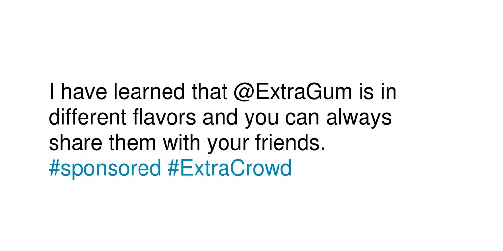 beautyfran40's tweet photo. Share what you’ve learned about @ExtraGum from Crowdtap. #sponsored #ExtraCrowd https://t.co/p9ehk6nmrF