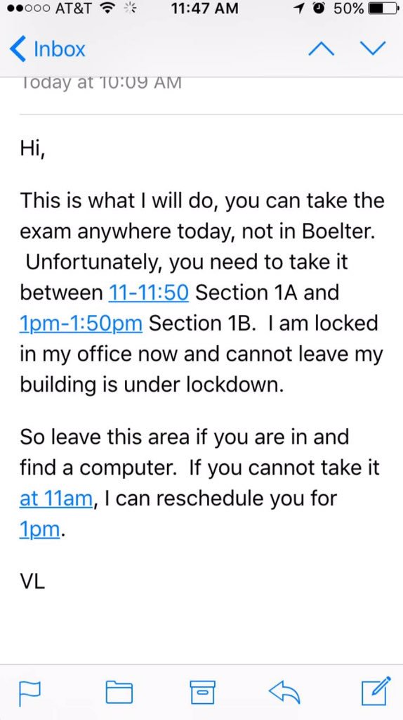 ucla professor final cancel