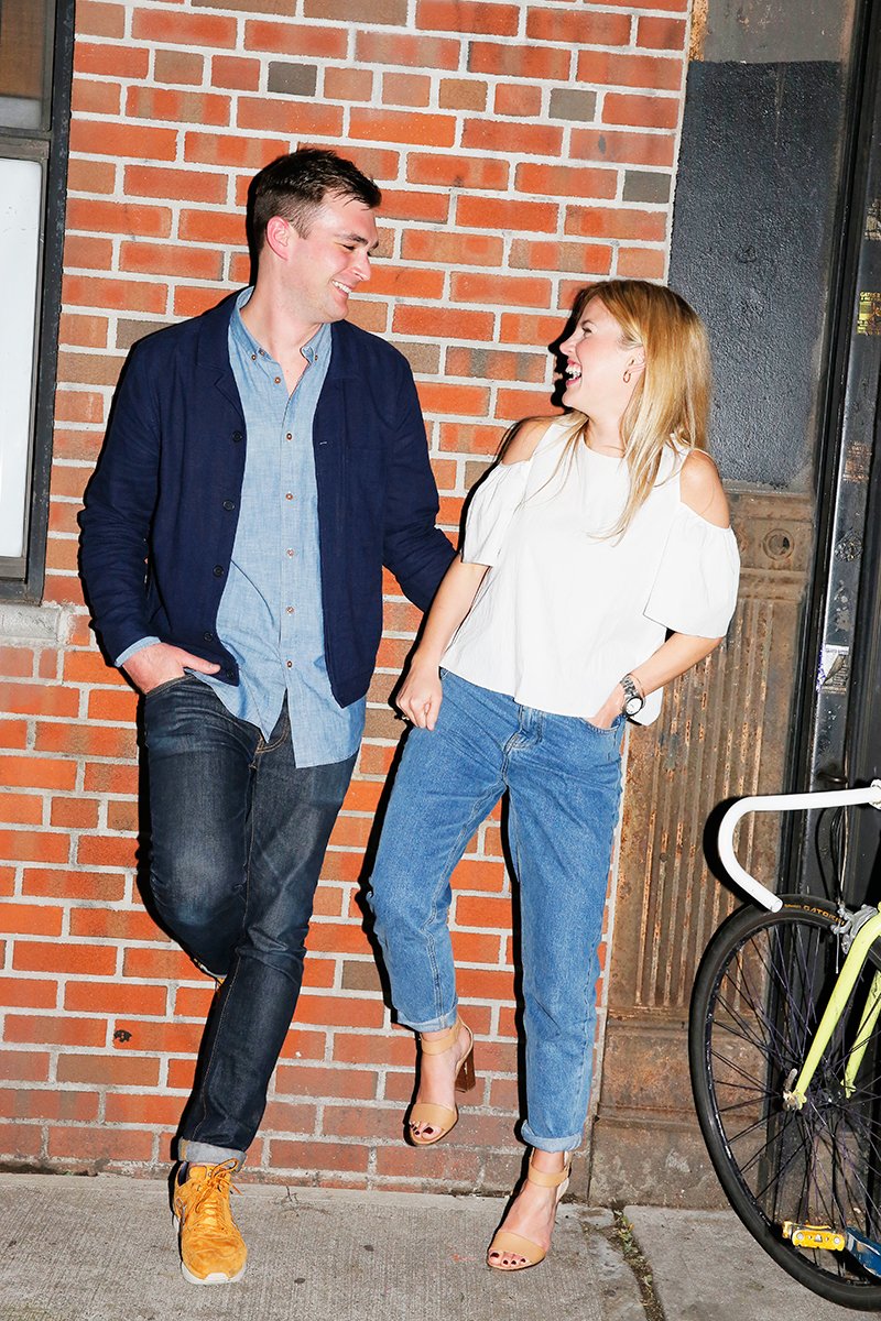 Slip into <a href="/Desmond_Dempsey/">Desmond & Dempsey</a> pjs, then read the love story of these engaged entrepreneurs: bit.ly/24iMYMi