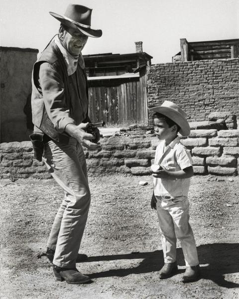 Fascinating Historical Picture of John Wayne with John Ethan Wayne in 1958 