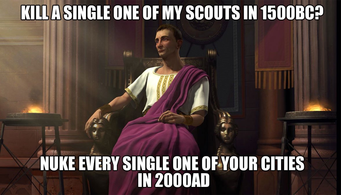 Revenge in the Civ games...
