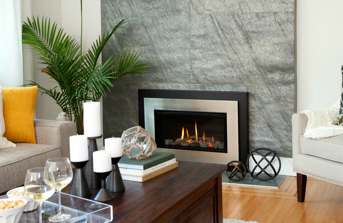 EcoFloorStore's tweet image. Dress up your fireplace with our #ecofriendly flexible stone veneer. It's easy to install and looks amazing! #DIY