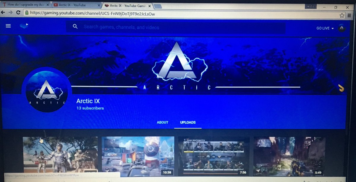 iArcticHQ's tweet photo. Another big shoutout to @TrinityGFXTeam and @DezireCreates for the amazing YouTube revamp. 🎮🙌🏾❄️❄️❄️ https://t.co/vCeSZi2fEa