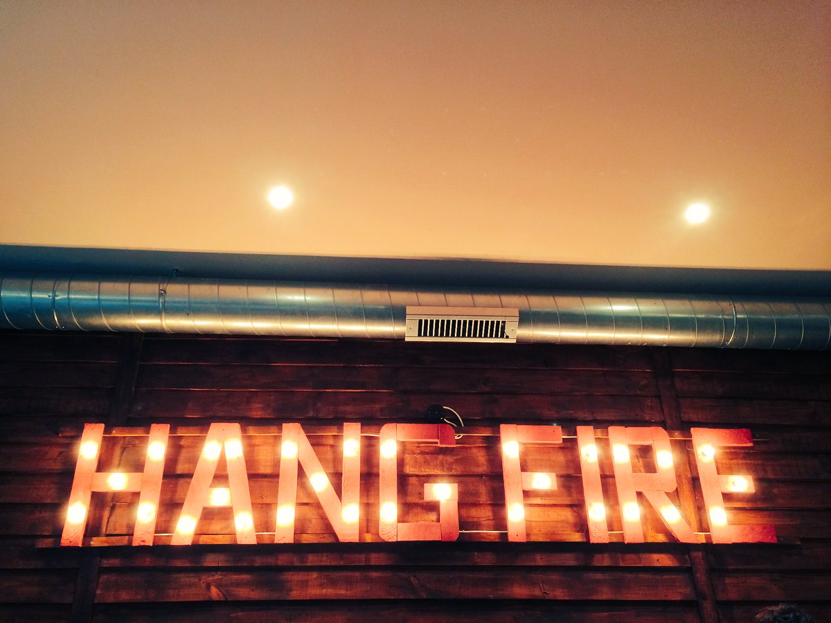 squared345's tweet photo. An awesome meal at @hangfirebbq with the best service ever! Well worth the trip from Jersey!! #smoke #BBQ https://t.co/RQ48lK0h1Y