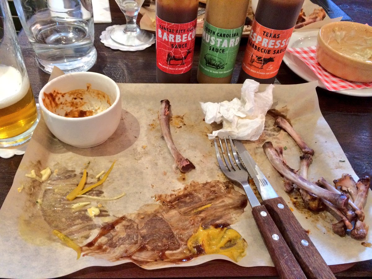 squared345's tweet photo. An awesome meal at @hangfirebbq with the best service ever! Well worth the trip from Jersey!! #smoke #BBQ https://t.co/RQ48lK0h1Y
