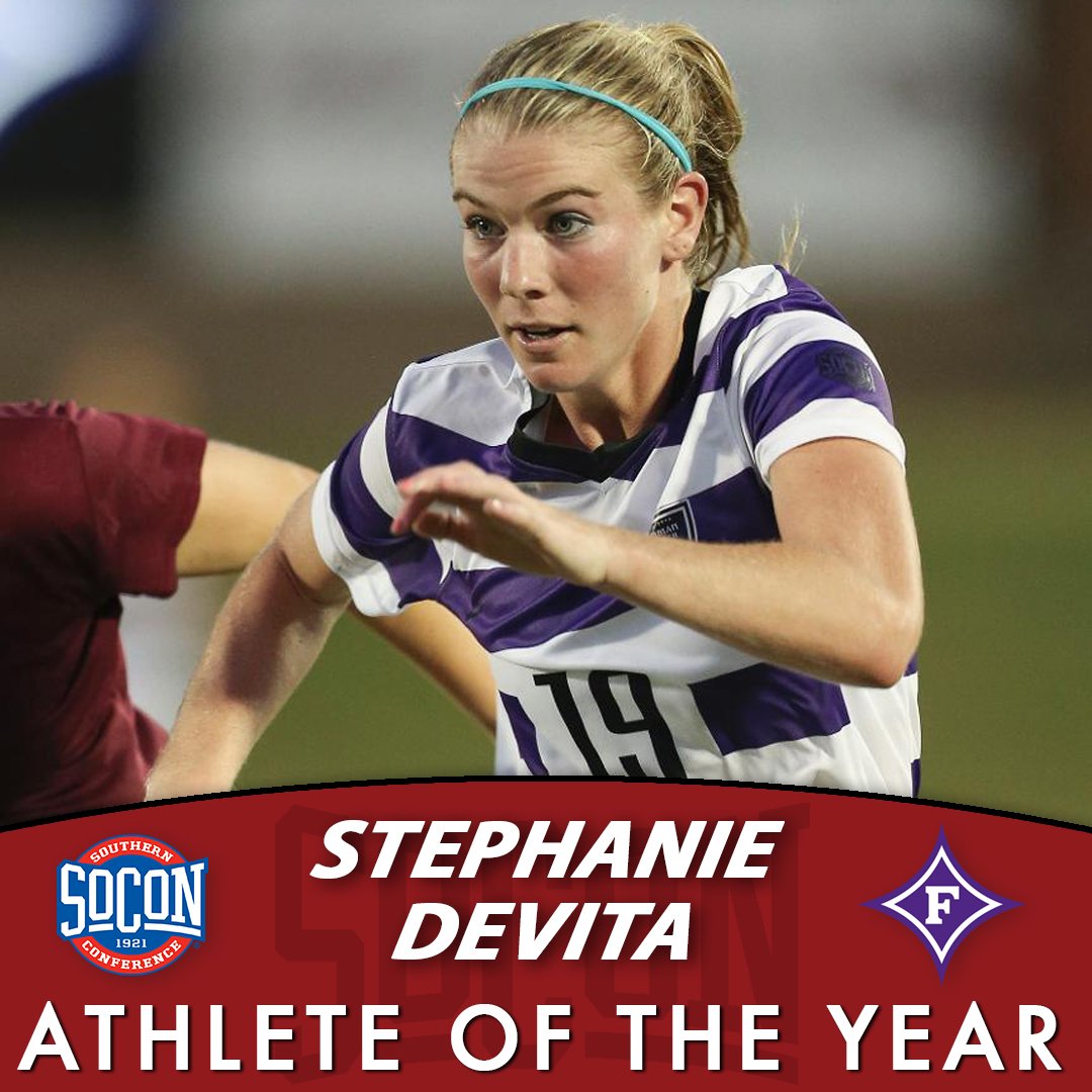 SoConSports's tweet photo. Your 2015-16 #SoCon Athletes of the Year are @FurmanPaladins Stephanie DeVita &amp; @GoMocs Jacob Huesman. https://t.co/UHpzpwFvwM
