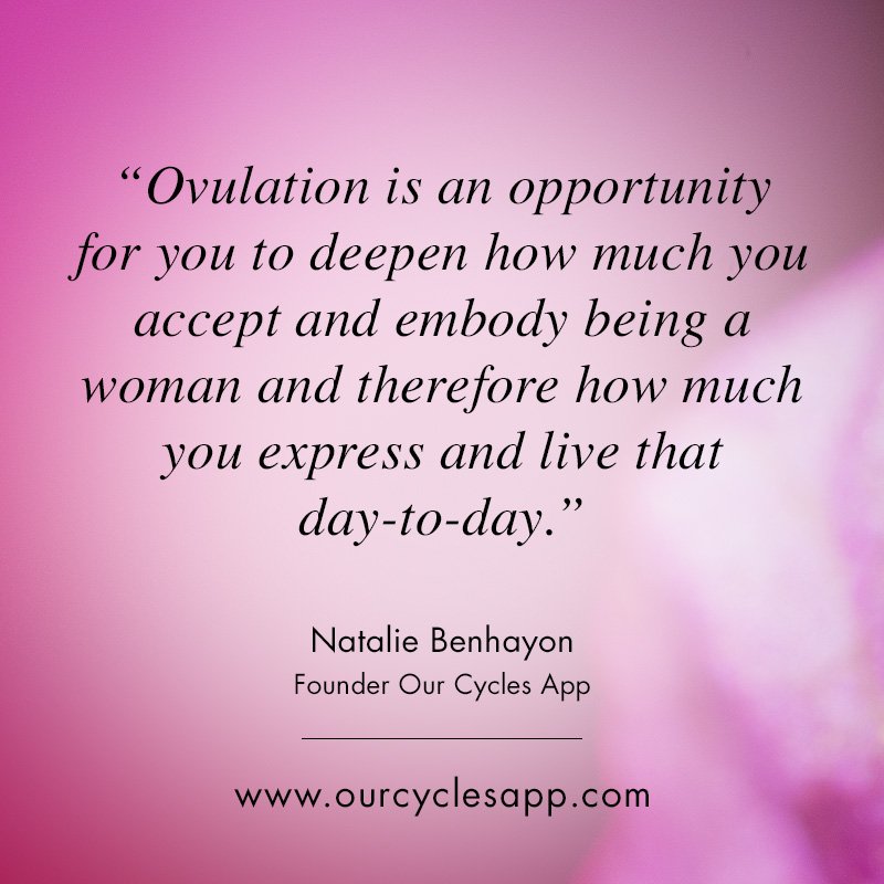 OurCyclesApp's tweet photo. #Ovulation #cycles and #connection to your #body supported on #OurCyclesApp https://t.co/lvDyt7qXNK