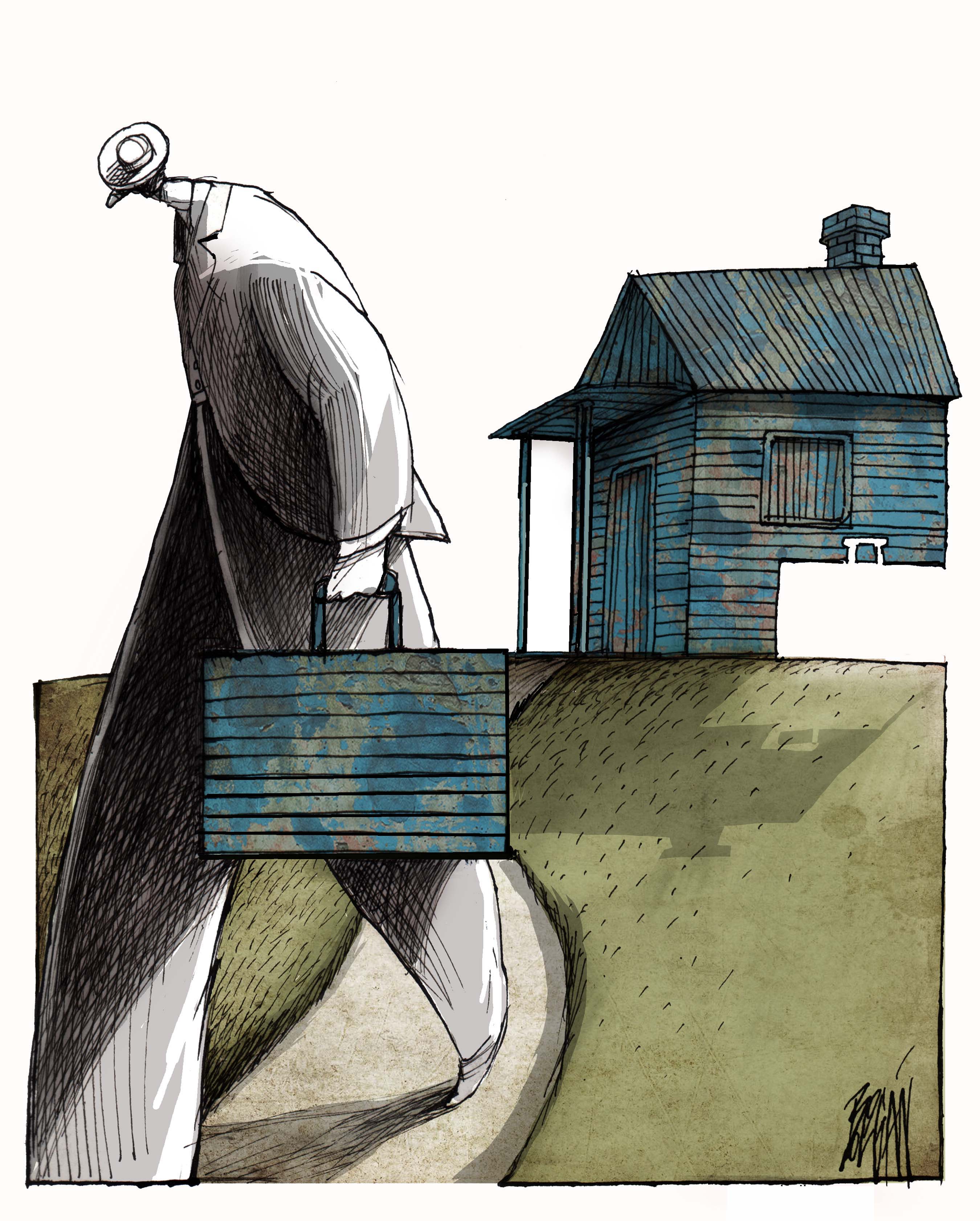 LA CASA DEL EMIGRANTE: 
2do Prize International Cartoon Contest, Luxemburgo 2016