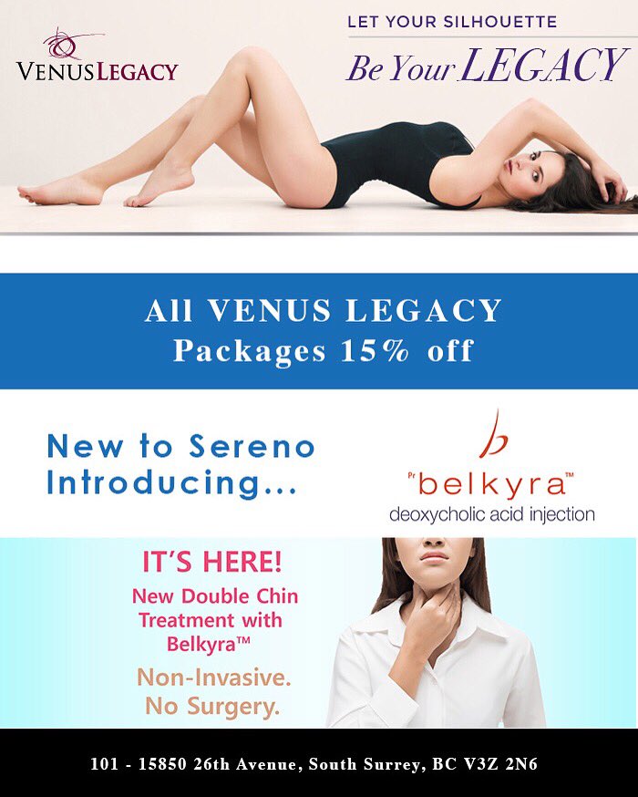 Our June specials are here! Take a look and get summer body ready! #venuslegacysouthsurrey  #southsurreyspa