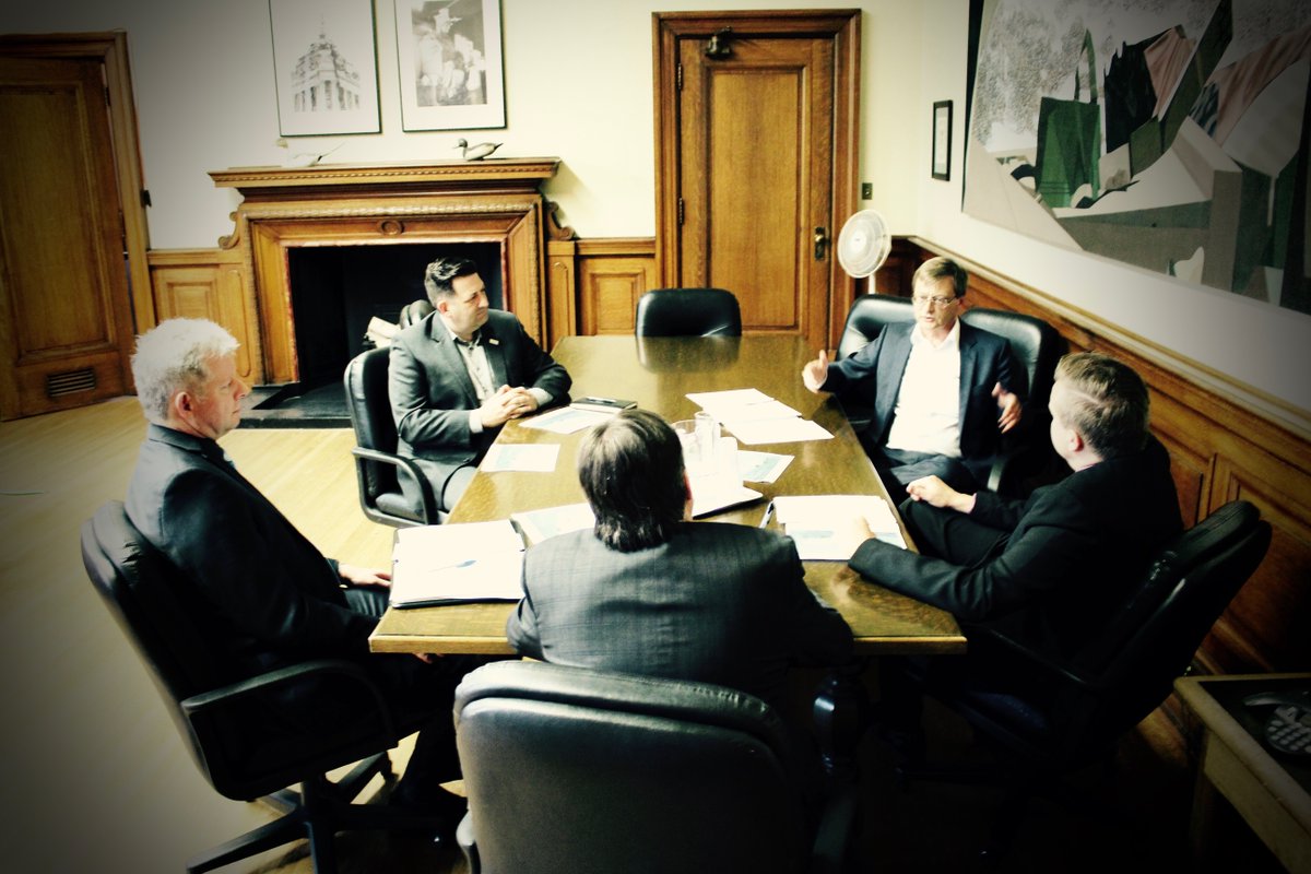 Met with the Northern Manitoba Sector Council to discuss job and training opportunities for Northern Manitobans