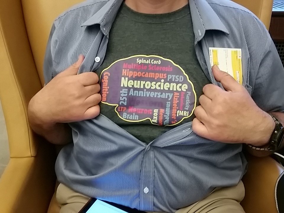 neuro_suse's tweet photo. Spotted a Western Neuroscience T-shirt at CAN #CAN16 https://t.co/V5wGIEGLIe