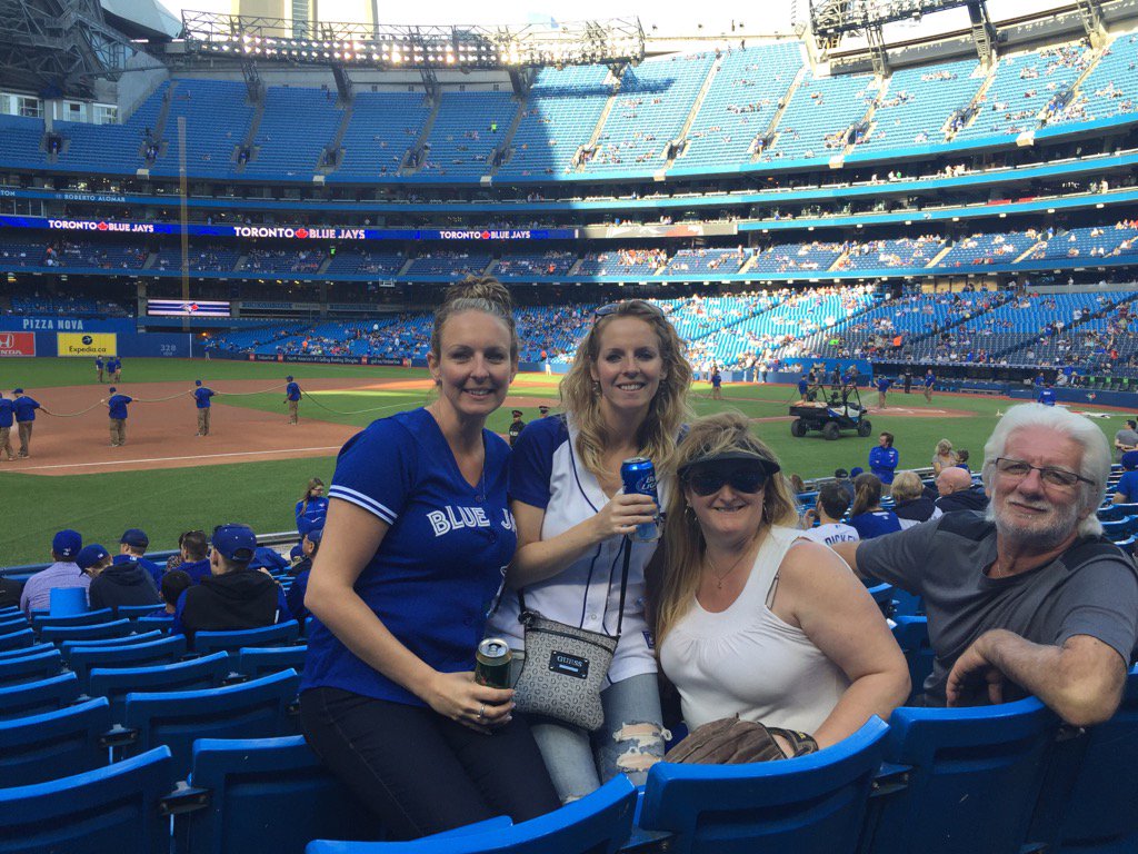 Jays game with the family #OurMoment