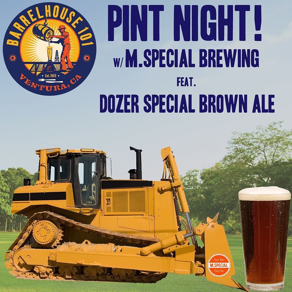 Barrelhouse 101 (@barrelhouse101) on Twitter photo #pintnight tonight!!!! We're featuring <a href="/mspecialbrewco/">M Special Brew Co</a> and their #DozerSpecial #brownale w/ #delicious notes of coc… #pintnight tonight!!!! We're featuring <a href="/mspecialbrewco/">M Special Brew Co</a> and their #DozerSpecial #brownale w/ #delicious notes of coc…