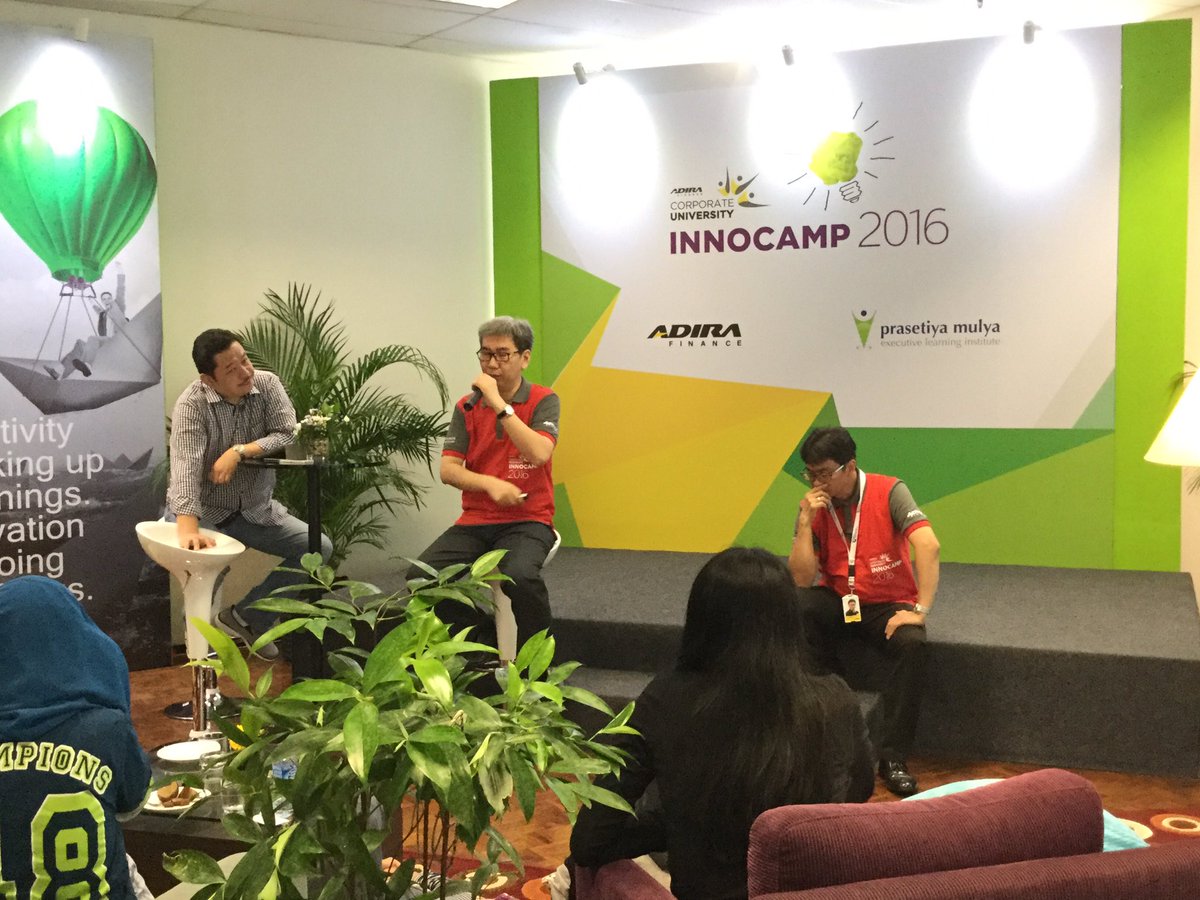 eliprasmul's tweet photo. Sharing panel diskusi dengan direktur IT dan Risk Adira Finance #innocamp2016 #punyaide #empoweringindonesia https://t.co/den7qGjDjG