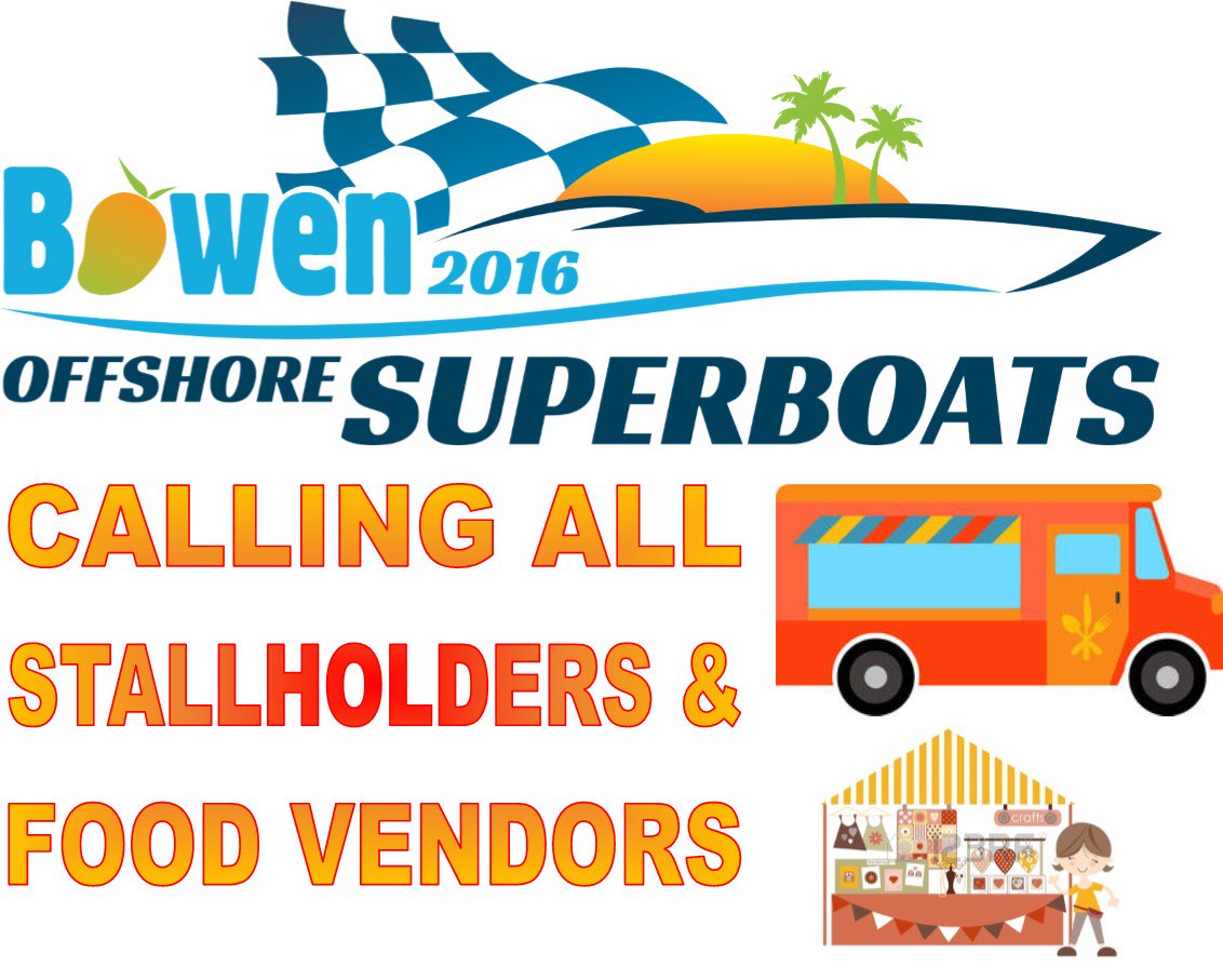 Bowen Offshore Superboats: July 23rd &amp; 24th 2016
Sign up at: ow.ly/afSz300PxNS