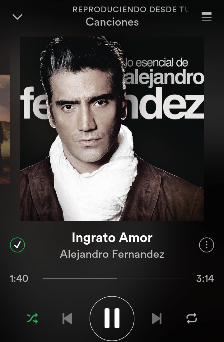 No hay mejor manera de terminar el día que escuchando al amor de mi vida @alexoficial #IngratoAmor #AF #LoAmo ❤❤❤