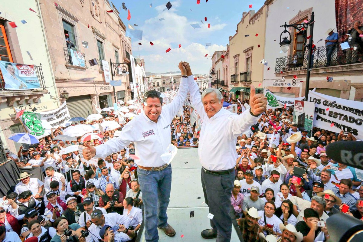 aficionzac's tweet photo. MEGA CIERRE DE CAMPAÑA DE DAVID MONREAL EN EL CENTRO HISTÓRICO DE ZACATECAS
@lopezobrador_ 
*https://t.co/cVoPok2CxZ https://t.co/llRSaNltzW